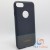    Apple iPhone 7 / 8 - WUW Black Cloth Texture Leather Coated Hard Case
